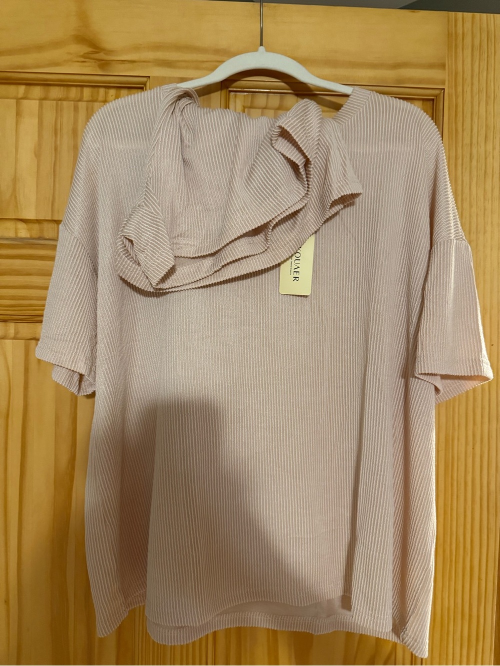 Ribbed matching set in Blush pink